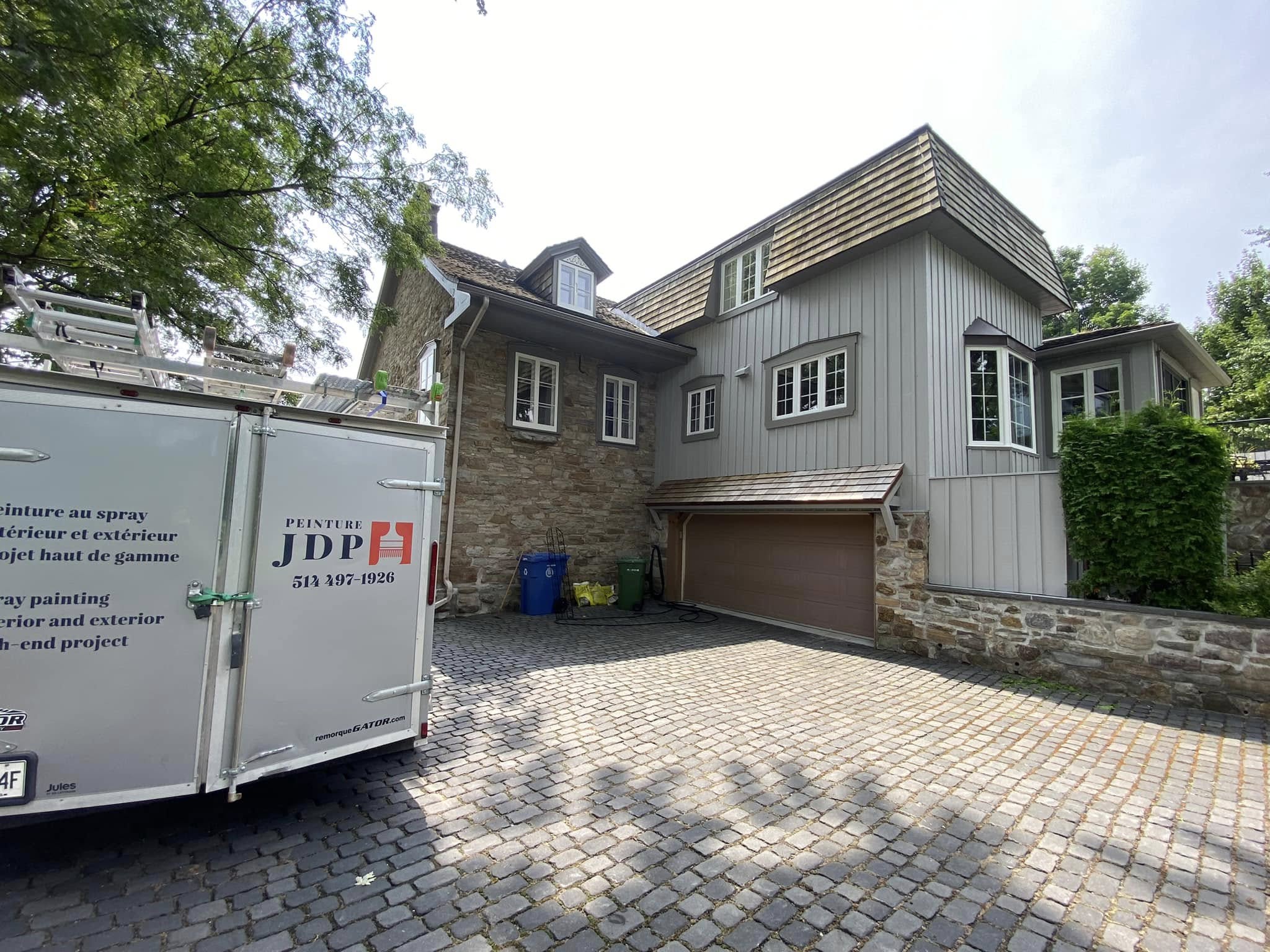 Beautiful painted home exterior